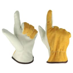 Gardening Gloves Working Gloves Leather Work Gloves For Digging Planting Thick Durable Cowhide Gloves M L XL Size For Man Woman