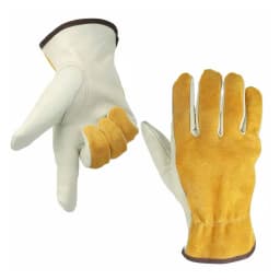 Gardening Gloves Working Gloves Leather Work Gloves For Digging Planting Thick Durable Cowhide Gloves M L XL Size For Man Woman