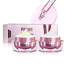 AILKE Face Cream With Hyaluronic Acid, Whitening, Moisturizing, Reduce Wrinkles, Dark Spots, for All Skin Types Beauty Set
