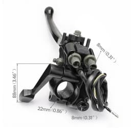7/8" Thumb Throttle Accelerator Brake Lever Handlebar Grips For ATV Quad Buggy