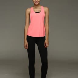 Women Sleeveless Racerback Yoga Shirts Sport Singlet Athletic Fitness Sport Tank Tops Workout Gym Running Training Pilates Vest