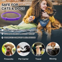 Pet Calm Collar Cat Dog Soothe Collar Adjustable TPR Neck Strap Relieve Anxiety Remove Restlessness Protection Pets Supplies