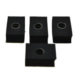 KAISH Pack of 4 Bass Pickup Height Foam Pickup Height Adjustment Pads with Springs for P Bass or Jaquar Pickups