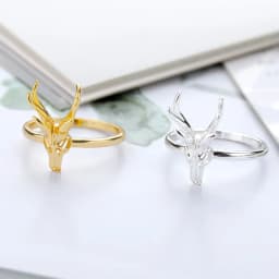 Vintage Punk Skeleton Skulls Rings for Women Man HipHop Jewelry Stainless Steel Satan Devil Finger Accessories Gifts For Friend