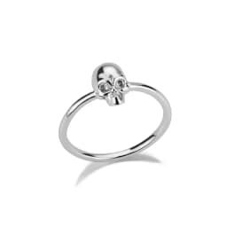 Vintage Punk Skeleton Skulls Rings for Women Man HipHop Jewelry Stainless Steel Satan Devil Finger Accessories Gifts For Friend
