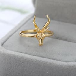 Vintage Punk Skeleton Skulls Rings for Women Man HipHop Jewelry Stainless Steel Satan Devil Finger Accessories Gifts For Friend