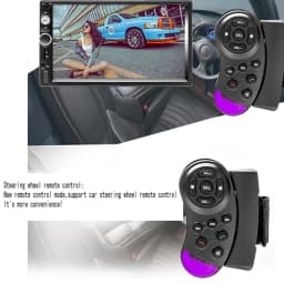 Podofo 2 din Car Radio 7" HD Autoradio Multimedia Player 2DIN Touch Screen Auto audio Car Stereo MP5 Bluetooth USB TF FM Camera