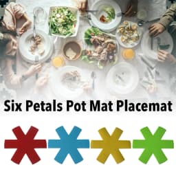 Pcs Easter Flower Shaped Pot Pan Dish Protectors Holders AntiScratch Pads Dividers Cup Mats superb