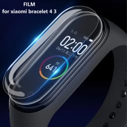 Screen Protector For Xiaomi Mi band 5 4 3 Bracelet Film Full Cover Protective Glass for Xiomi Miband 5 Bracelet Protection Case