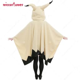 Miccostumes Adult Anime kawaii Onesie Kigurumi Cosplay Costume Cute Hooded Blanket Home Wear Cape Cloak with Ears Gloves