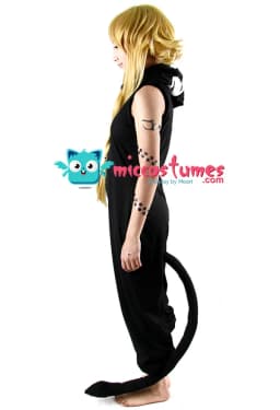 Women's Medusa Black Cosplay Costume Jumpsuit with Tail