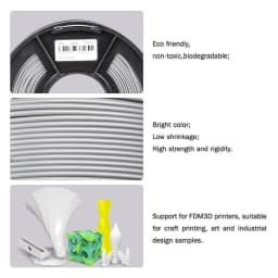 SUNLU PLA+ Filament 3D Printer Filamen PLA PLUS 1KG A Roll 1.75MM Filament Buy 4 Rolls Get 1 Roll Free Gift on 328 Live