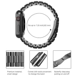 Stainless Steel Strap for Apple Watch Band 44mm 40mm 42mm Accessories Metal Bracelet iWatch Series 12 11 3 4 5 6 SE 7 41mm 45mm