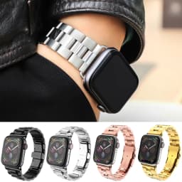 Stainless Steel Strap for Apple Watch Band 44mm 40mm 42mm Accessories Metal Bracelet iWatch Series 12 11 3 4 5 6 SE 7 41mm 45mm