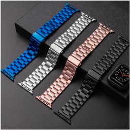 Stainless Steel Strap for Apple Watch Band 44mm 40mm 42mm Accessories Metal Bracelet iWatch Series 12 11 3 4 5 6 SE 7 41mm 45mm
