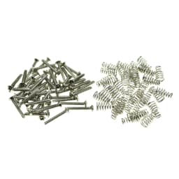 KAISH Pack of 50 Metric Thread M3 Single Coil Pickup Mounting Screws and Springs 3*21.5mm for ST TL