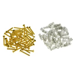 KAISH Pack of 50 Metric Thread M3 Single Coil Pickup Mounting Screws and Springs 3*21.5mm for ST TL