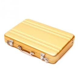 Aluminum Storage Box Business Id Credit Card Holder Mini Suitcase Bank Card Box Holder Jewelry Case Organizer Rectangle New