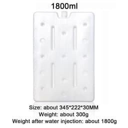 New 600-1800ml Gel Freezer Reusable Ice Blocks Cooler Water Injection Bag Picnic Travel Lunch Box Fresh Food Storage Container