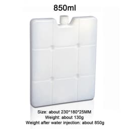 New 600-1800ml Gel Freezer Reusable Ice Blocks Cooler Water Injection Bag Picnic Travel Lunch Box Fresh Food Storage Container