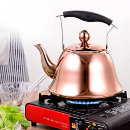 2L Whistling Kettle For Gas Stove Induction Cooker Stainless Steel Whistling Kettle Tea Kettle Water Bottle Coffee Tea Pot