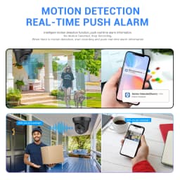 Hikvision Compatible Black Color Dome POE IP Camera 8MP Security CCTV Camera 1080P IR 30m H.265 P2P Plug&play Security IPC