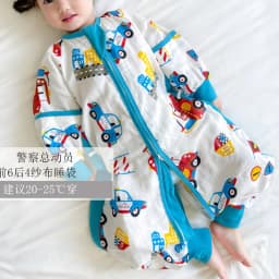 Sleeping Bag Baby Muslin Cotton Infantil Summer Cartoon For Toddler Sleep Sack Kids Slaapzak Bed Soft Children Pajamas Jumpsuit