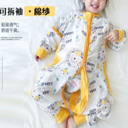 Sleeping Bag Baby Muslin Cotton Infantil Summer Cartoon For Toddler Sleep Sack Kids Slaapzak Bed Soft Children Pajamas Jumpsuit