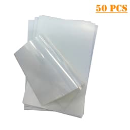 50pcs A4 CALCA Screen Printing Waterproof Inkjet Film Milky Transparency 28×22cm US Stock
