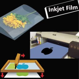 50pcs A4 CALCA Screen Printing Waterproof Inkjet Film Milky Transparency 28×22cm US Stock