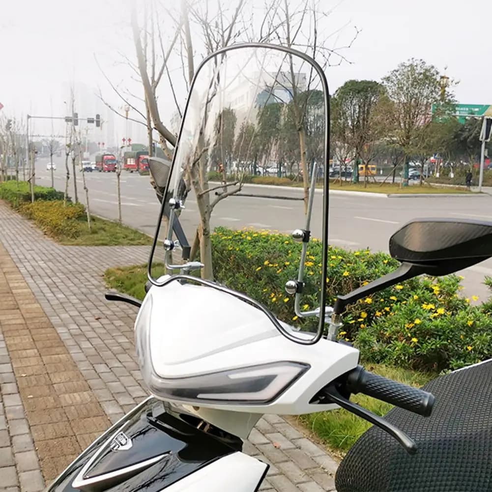 Bike Motorcycle Motorbike Windshield Windscreen Clear High Transparency Windscreen Universal Adjustable Aerofoil