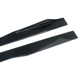 MagicKit GLOSS BLACK FOR BMW F22 F23 M PERFORMANCE STYLE SIDE SKIRT EXTENSION 13-18 BLADE