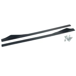 MagicKit GLOSS BLACK FOR BMW F22 F23 M PERFORMANCE STYLE SIDE SKIRT EXTENSION 13-18 BLADE