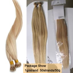 SEGO 1g/s 50 Strands Real Human Hair Nano Ring Hair Extensions Machine Remy Pre-Bonded Straight Micro Beads Nano Tip 16''-24''