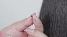 SEGO 1g/s 50 Strands Real Human Hair Nano Ring Hair Extensions Machine Remy Pre-Bonded Straight Micro Beads Nano Tip 16''-24''