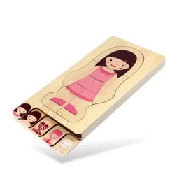 Human Body Puzzle Wooden Boys Girls Body Structure Children Puzzles Montessori Educational Children Toys Kids Toys