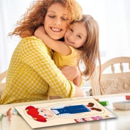 Human Body Puzzle Wooden Boys Girls Body Structure Children Puzzles Montessori Educational Children Toys Kids Toys