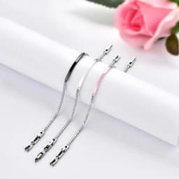BONISKISS 2020 Hot Sale Ceramic Bracelets Bangles for Women Stainless Steel Double Buckle Adjustable Length Ladies Bracelet