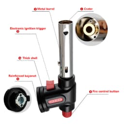 Gas Butane Soldering Gas Burners Outdoor BBQ Portable Soldering Iron-Burner Lighter Igniter For Grill Camping азовая го