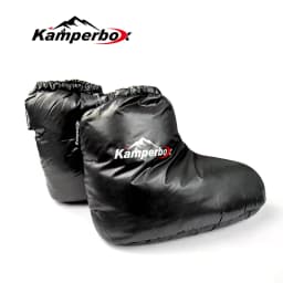 Kamperbox Down Sleeping Slippers Down Socks Camping Down Booties for Sleeping Bag Camping Socks AQ3