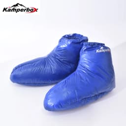 Kamperbox Down Sleeping Slippers Down Socks Camping Down Booties for Sleeping Bag Camping Socks AQ3