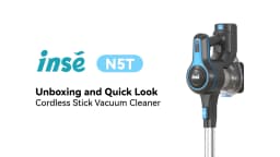INSE Cordless Vacuum Cleaner 6-in-1 20Kpa Rechargeable Lightweight Stick Vacuum with 2200mAh Battery, for Household Cleaning