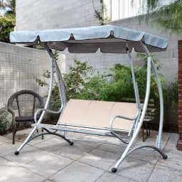 Garden Swing Canopy Top Cover Waterproof Outdoor Swing Chair Hammock Canopy Roof Canopy Replacement Swing Chair Sun-shading