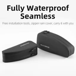 ROCKBROS Road Bicycle Bag Bike Waterproof Frame Bag Cycling Top Front Tube MTB Bicycle Bag Black Bike Accessories