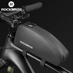 ROCKBROS Road Bicycle Bag Bike Waterproof Frame Bag Cycling Top Front Tube MTB Bicycle Bag Black Bike Accessories