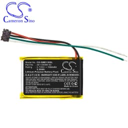 CameronSino Battery for Garmin Edge 130 3LA037240 fits Garmin 361-00086-02 GPS, Navigator battery 150mAh/0.56Wh 3.70V Li-Polymer
