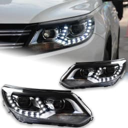 AKD Car Styling for VW Tiguan Headlights 2013-2016 Tiguan LED Headlight DRL Hid Head Lamp Angel Eye Bi Xenon Beam Accessories