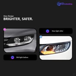 AKD Car Styling for VW Tiguan Headlights 2013-2016 Tiguan LED Headlight DRL Hid Head Lamp Angel Eye Bi Xenon Beam Accessories