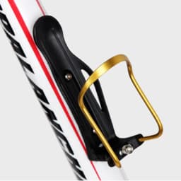 Bicycle Aluminum Adjustable Handle Water Bottle Kettle Holder for Travel Cycling Portable with Fixed Screw Adjustment Knob #A