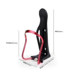 Bicycle Aluminum Adjustable Handle Water Bottle Kettle Holder for Travel Cycling Portable with Fixed Screw Adjustment Knob #A
